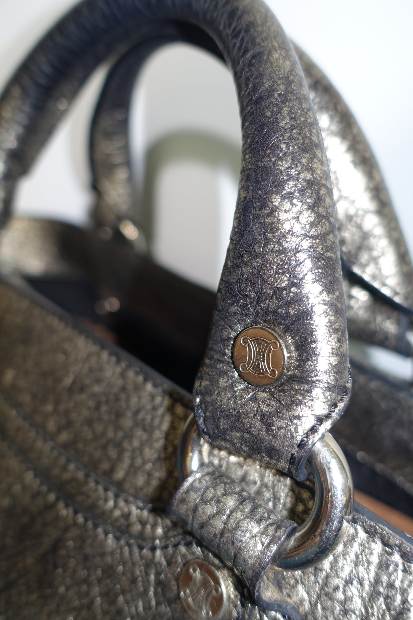 CELINE boogie leather handbag(pre－Phoebe Philo)