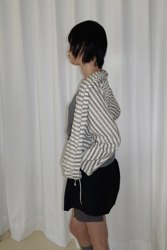 Y's for living grey striped top