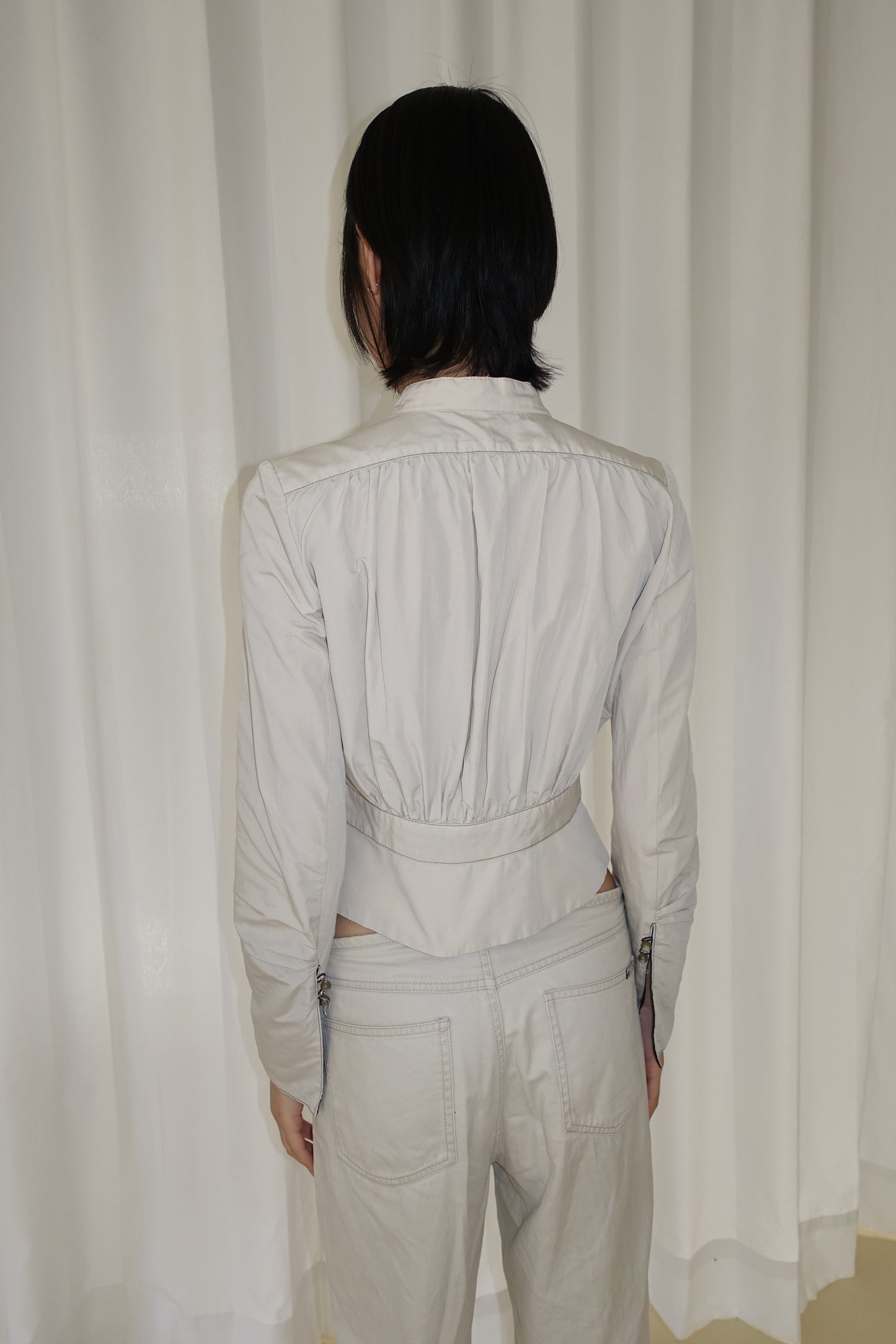 French-made button-up shirt