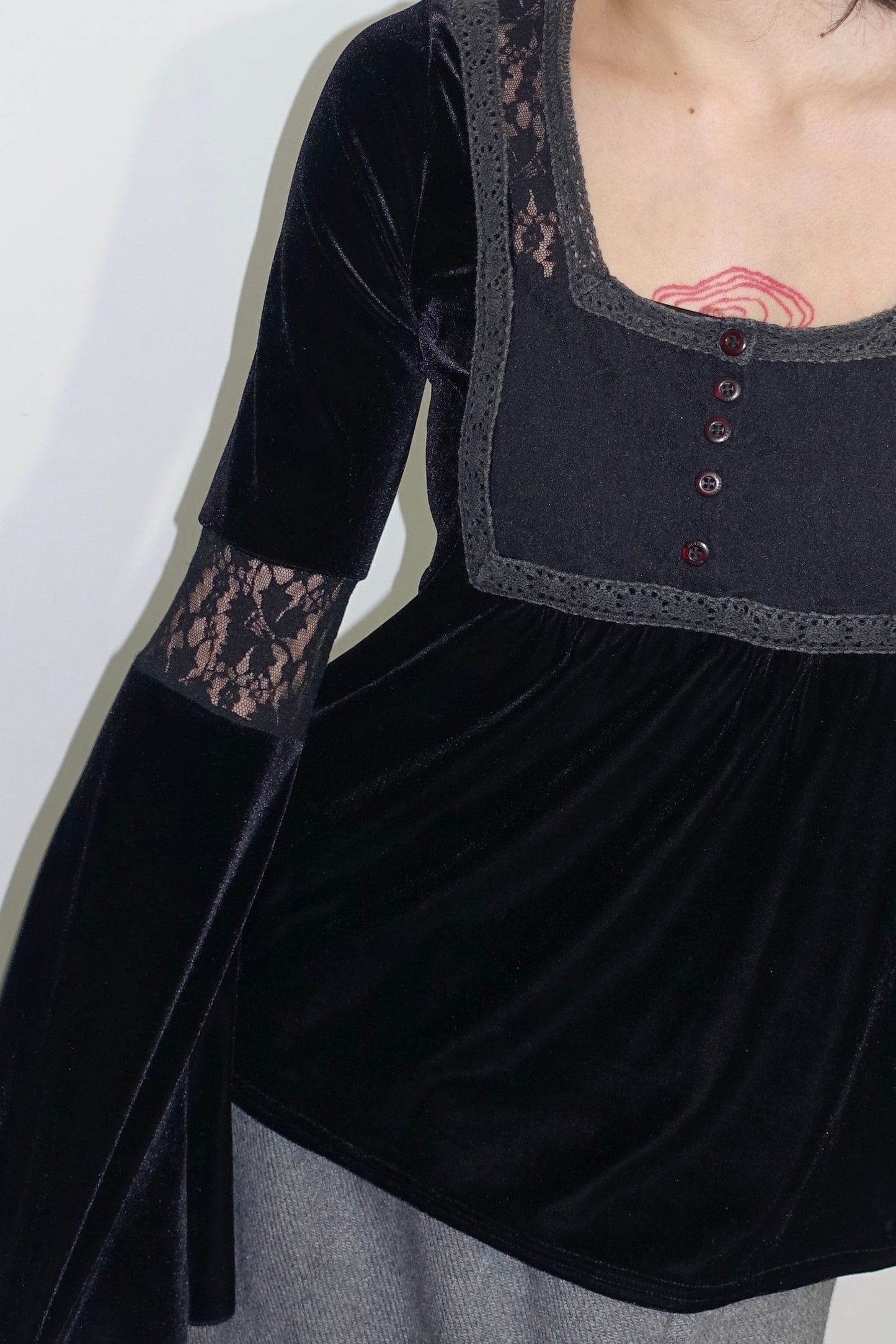 Morgan black  lace top