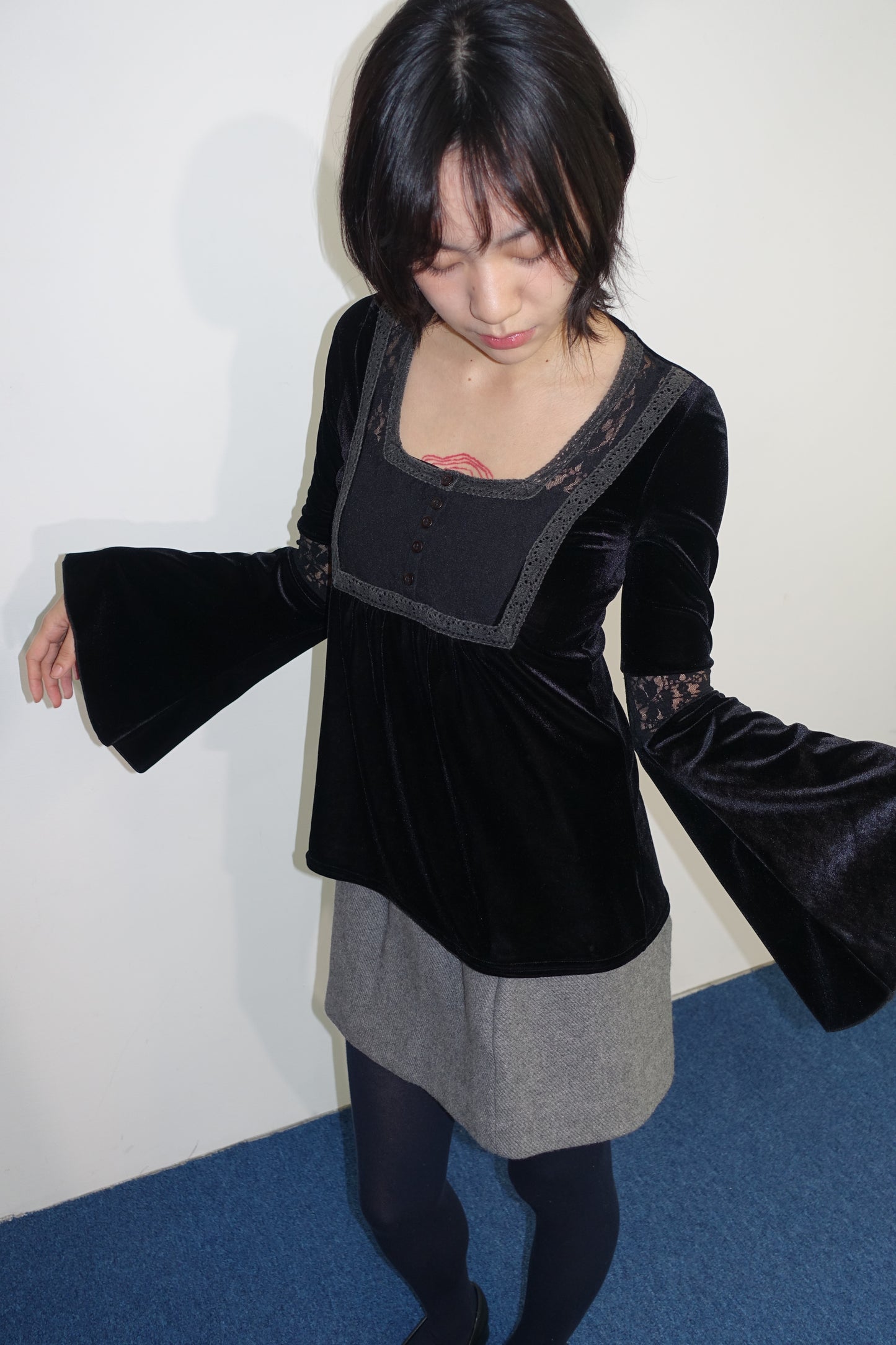 Morgan black  lace top