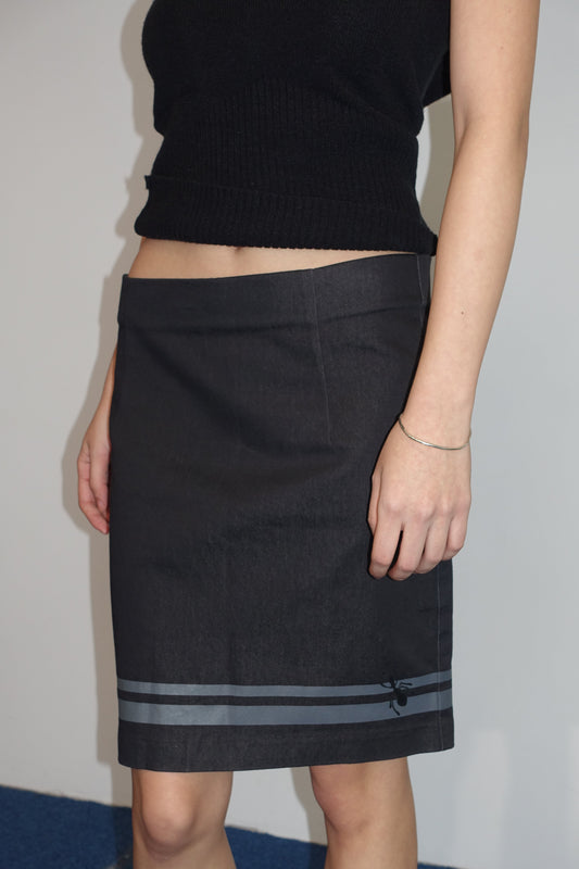 cop.copine 蜘蛛條紋裙