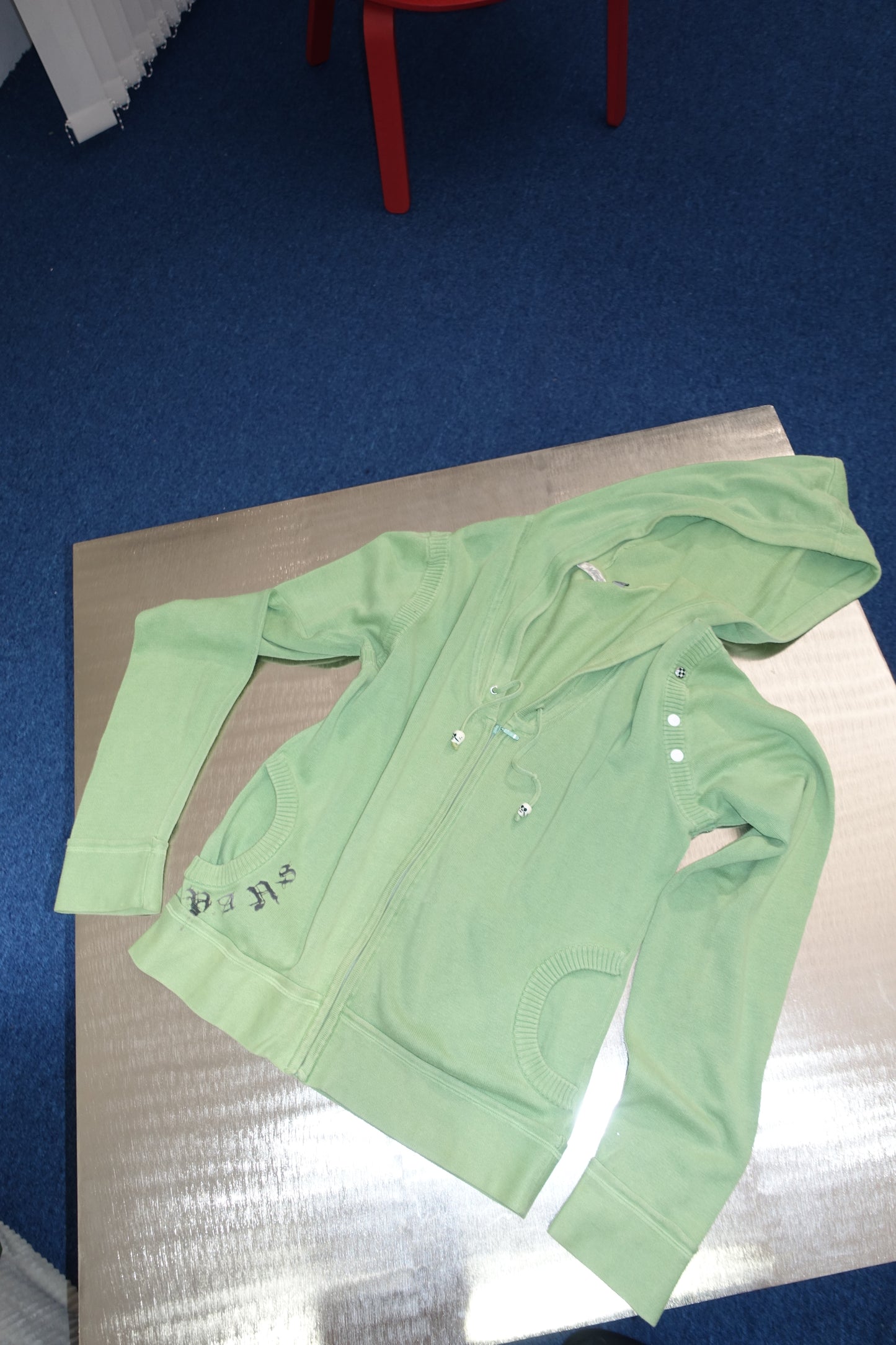 Vans green hooded jacket