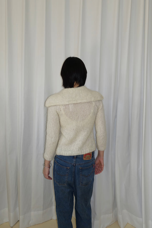 US brand mohair chunky knit cardigan 粗針織上衣