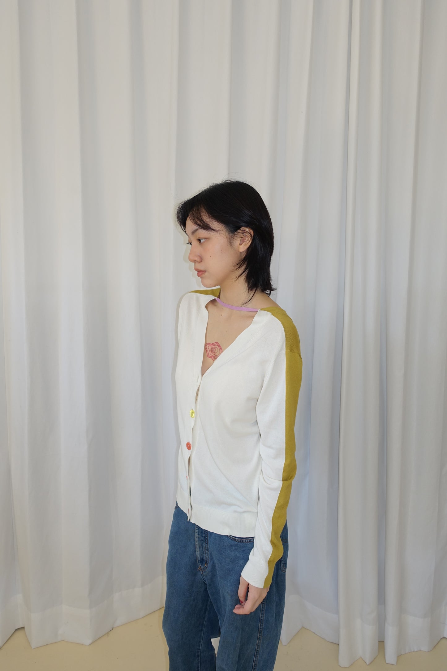 Paul Smith two-tone cardigan