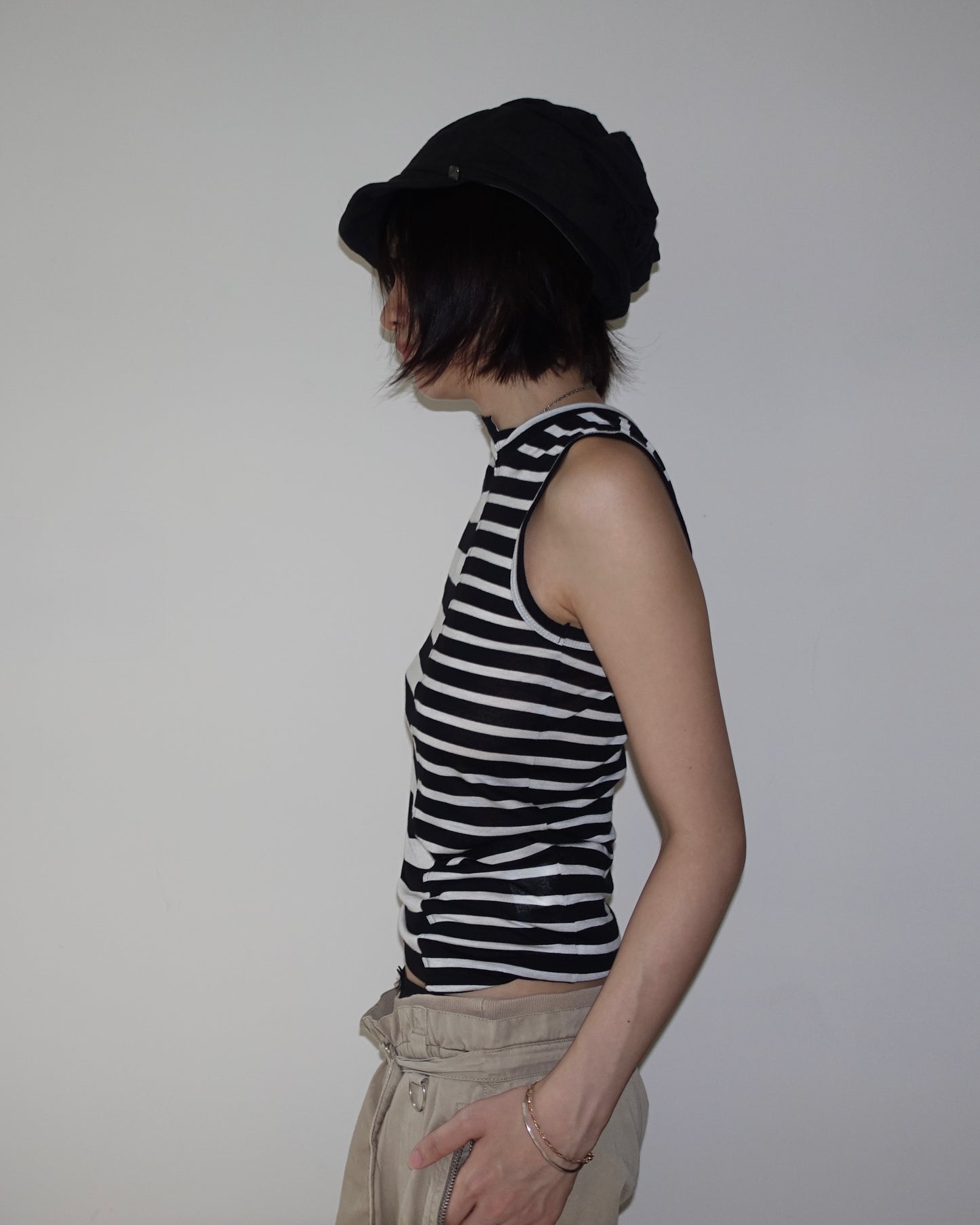 Y‘s Striped Top 黑白條紋上衣