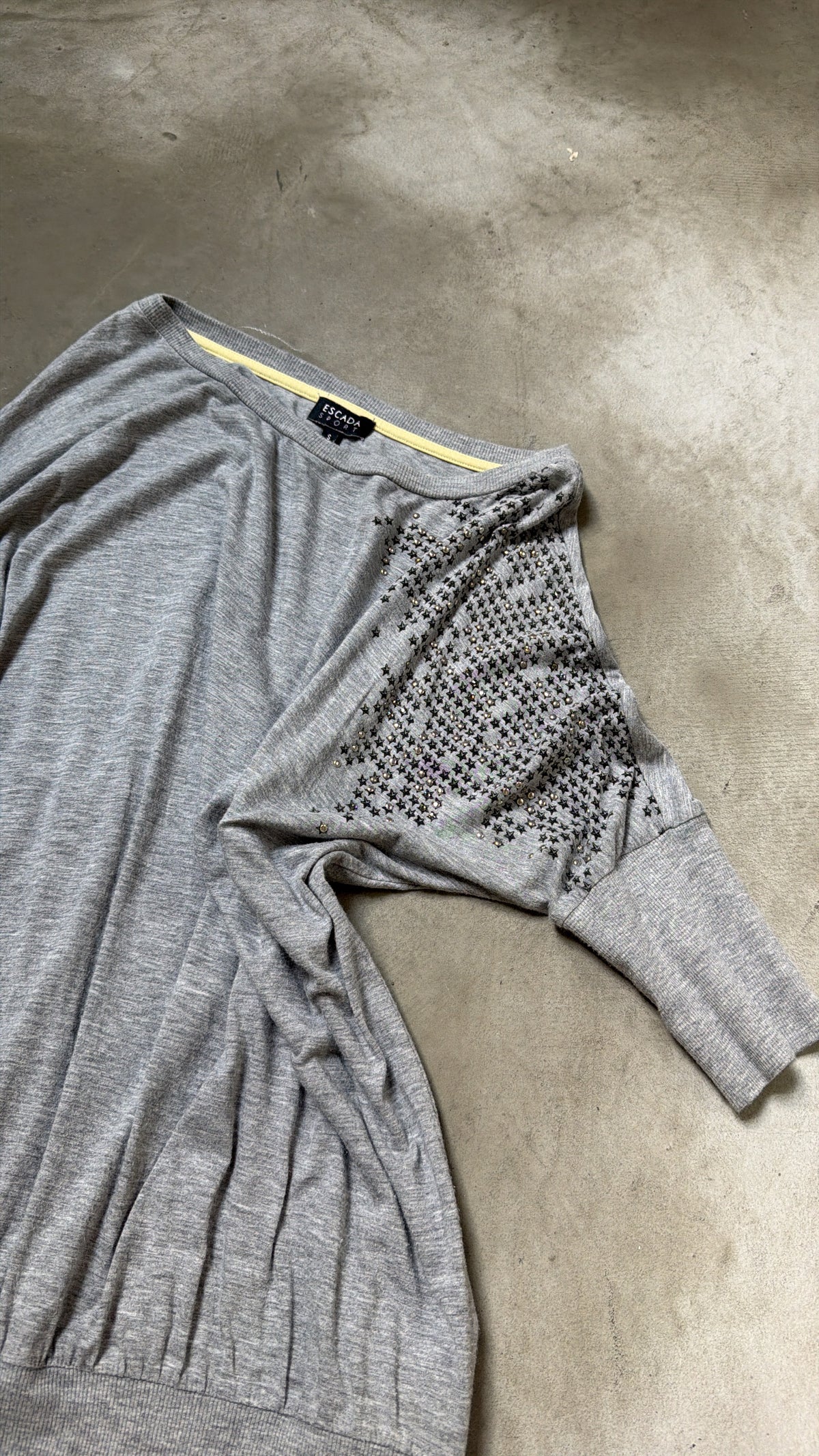 Grey Knit Top