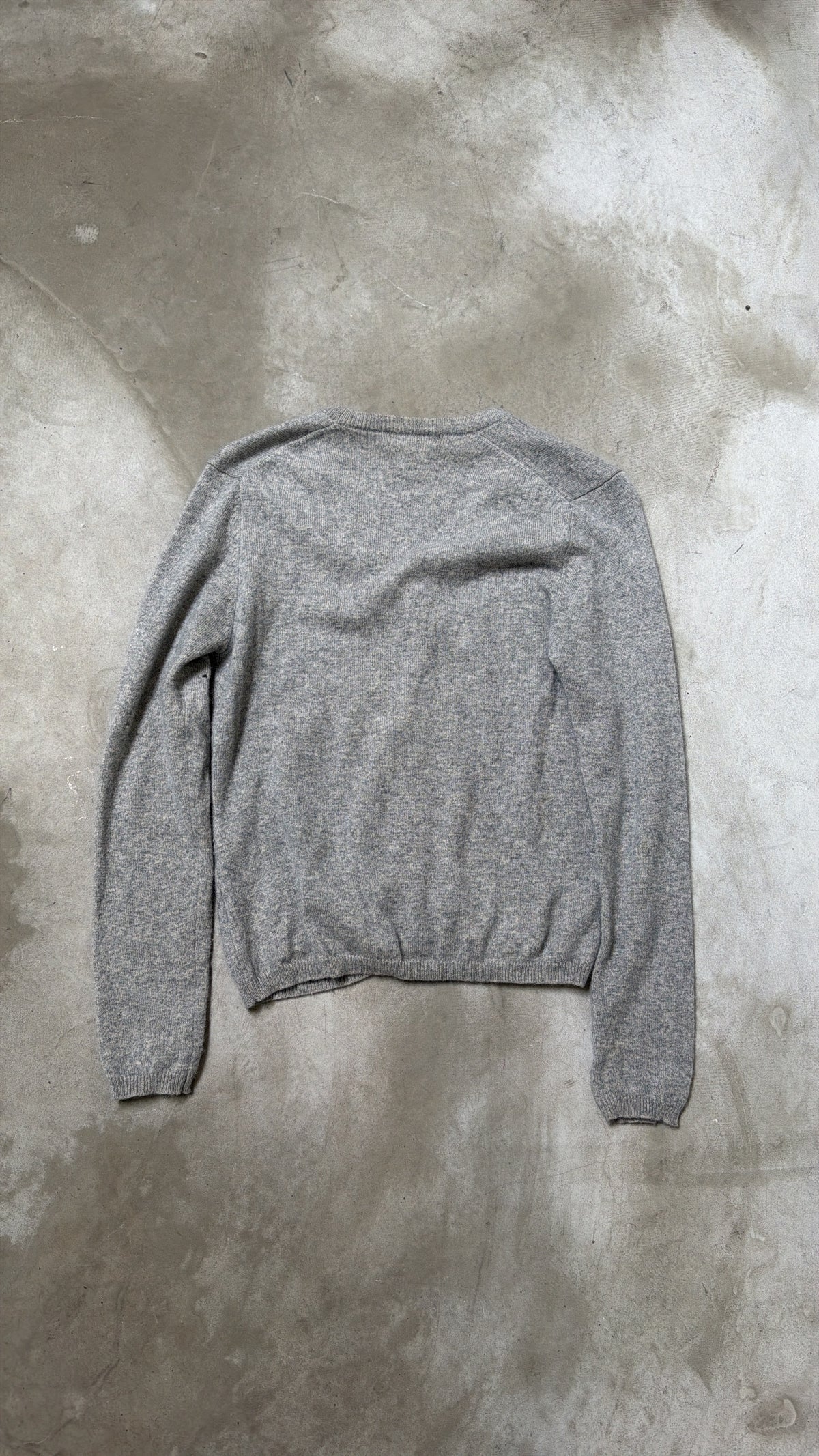 Grey Cashmere Cardigan