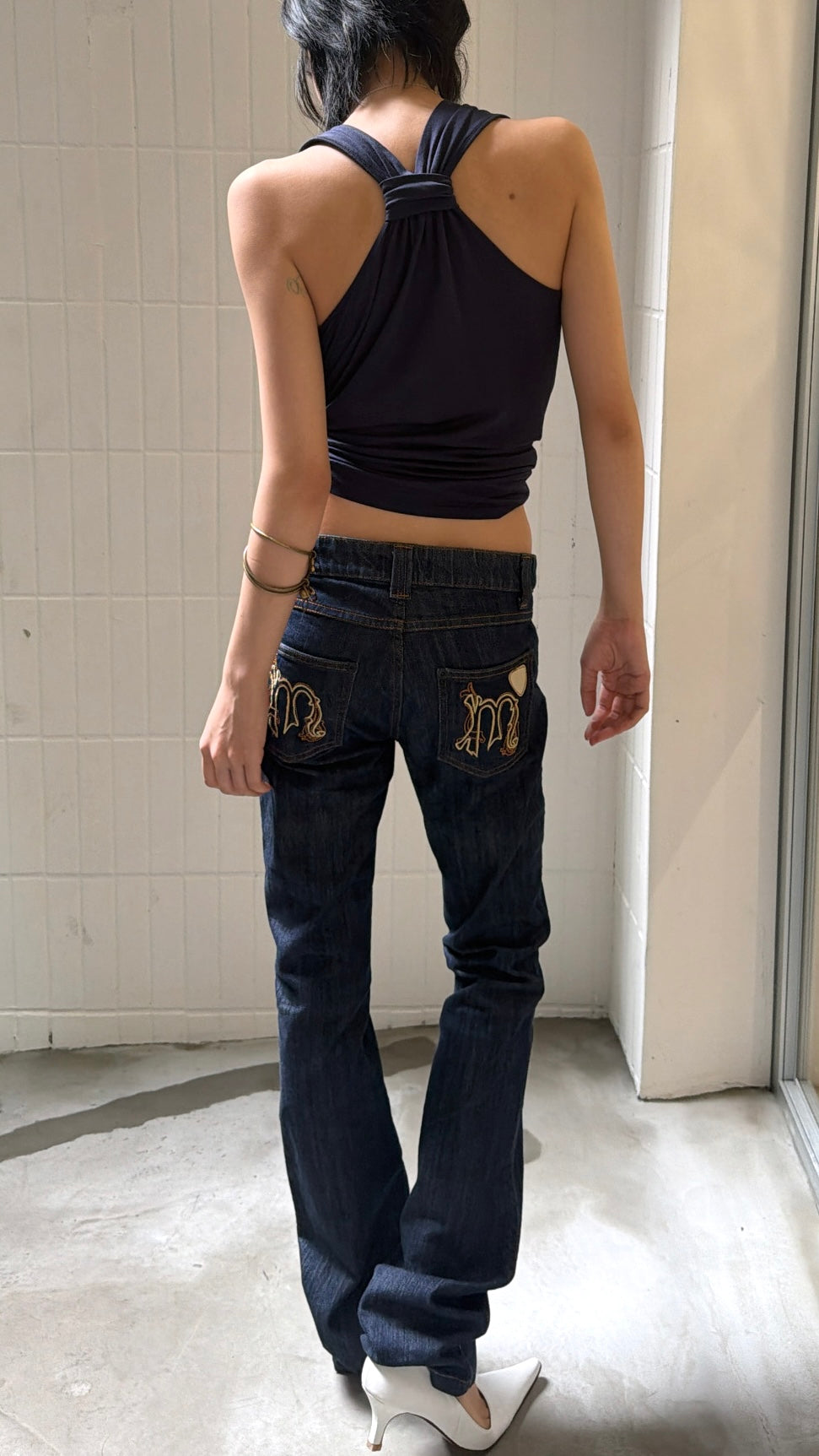 Morgan de Toi Low-Rise Bootcut Jeans