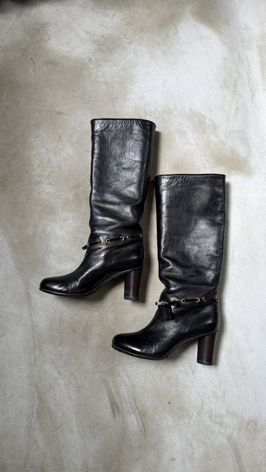 Bally BlackLeather Boots
