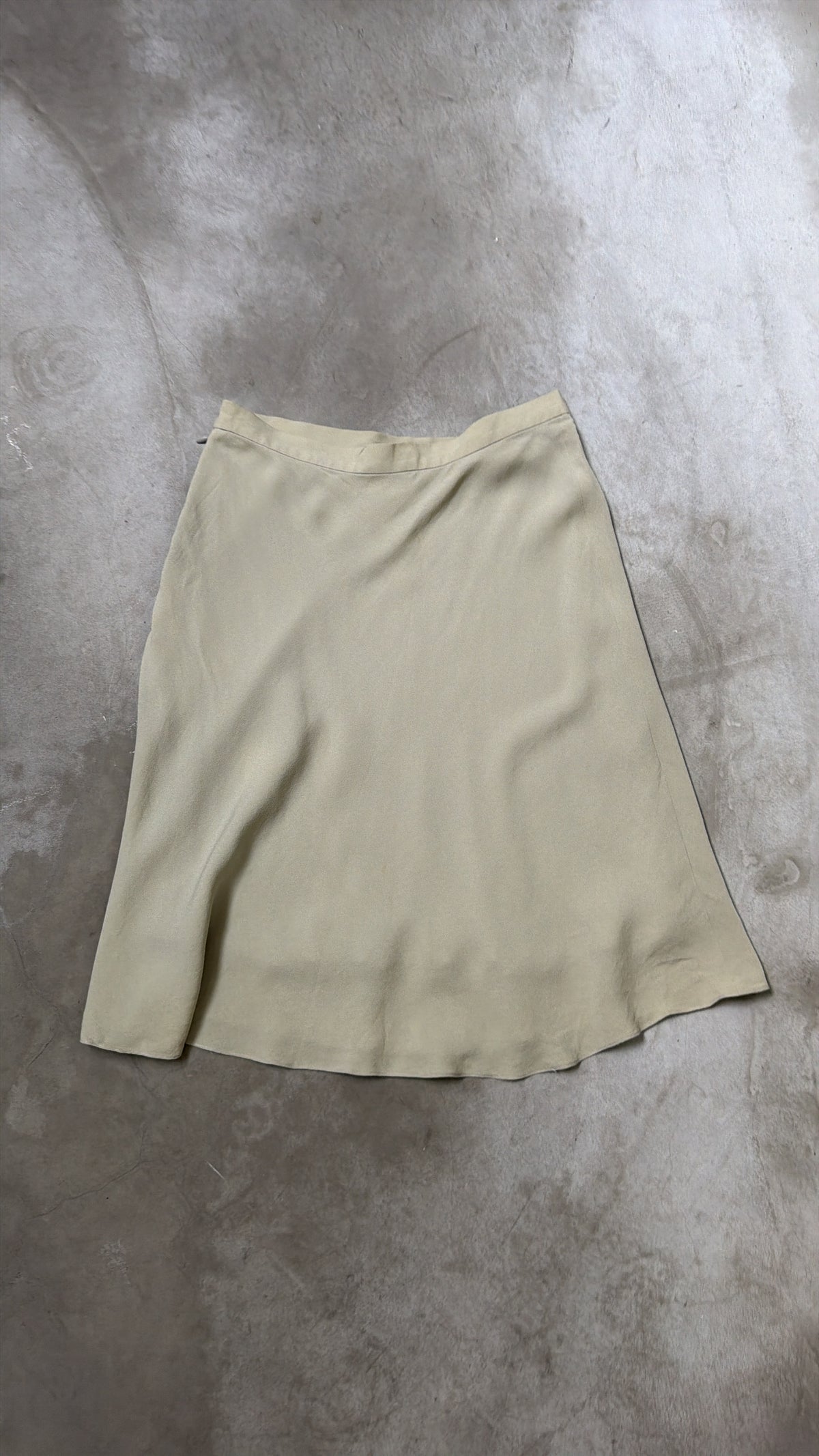Calvin Klein Sage Green Midi Skirt