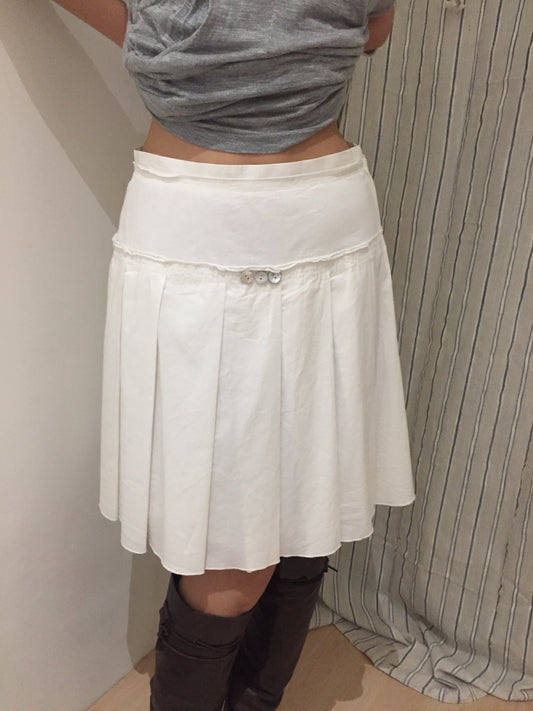 BCBG White Skirt