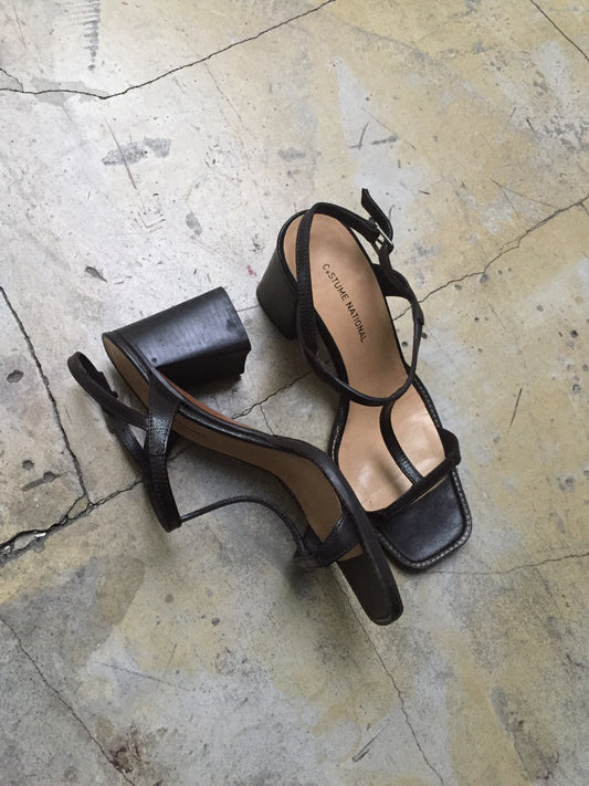 Costume National leather sandal