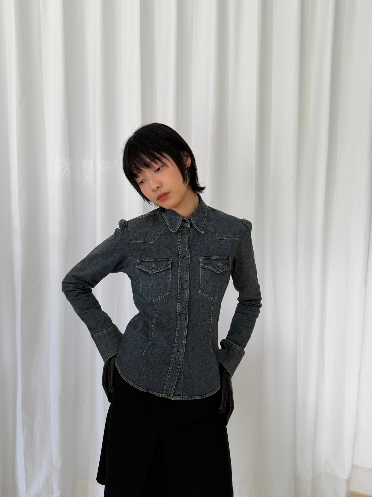 DKNY jeans denim shirt