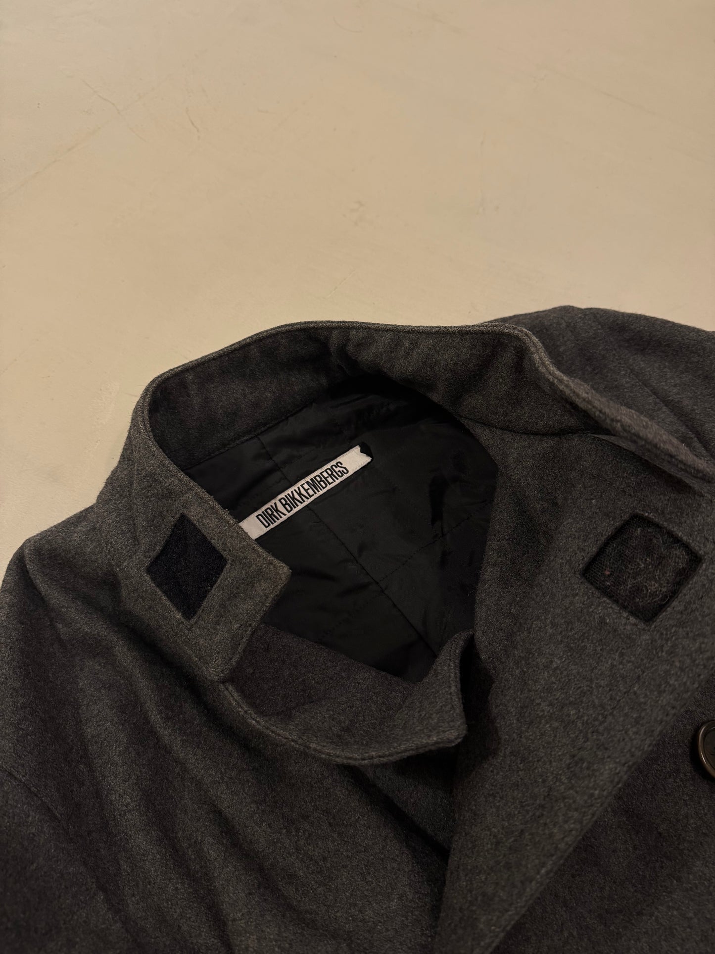 Dirk Bikkembergs wool peacoat