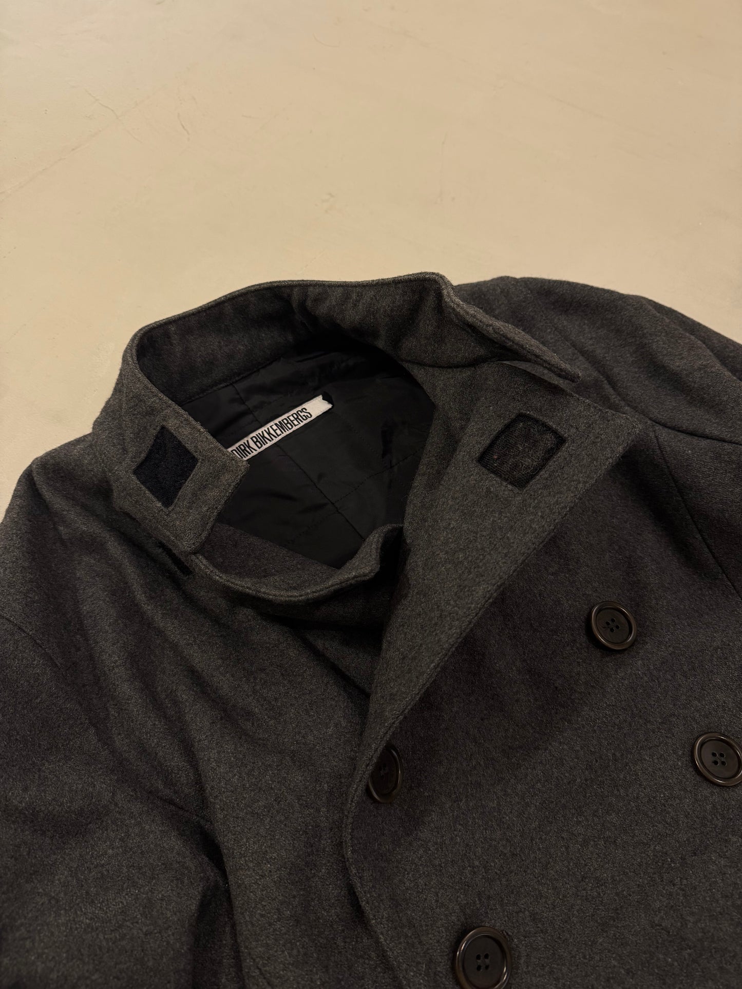 Dirk Bikkembergs wool peacoat