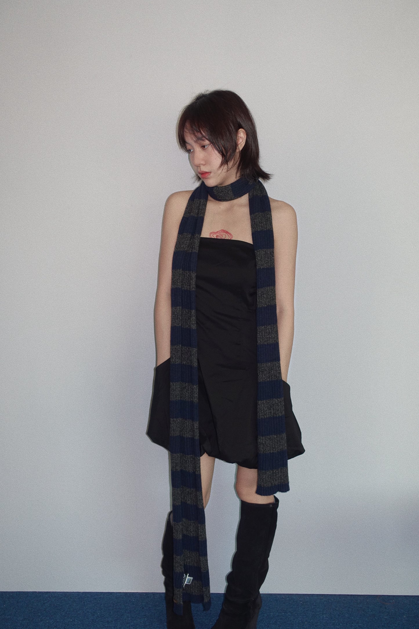 Armani Exchange strapless dress