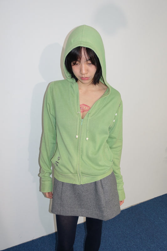 Vans green hooded jacket