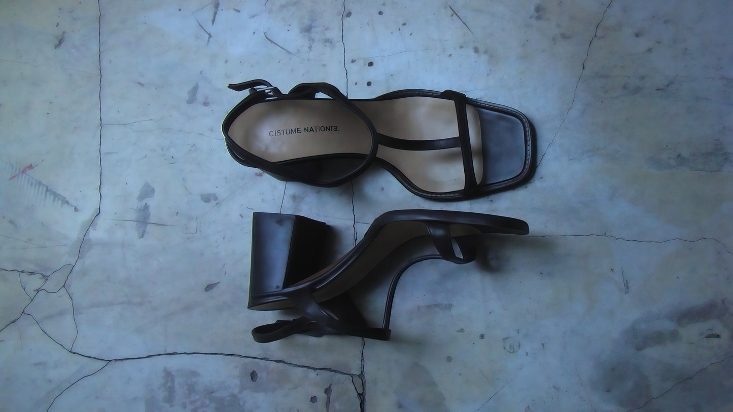 Costume National leather sandal